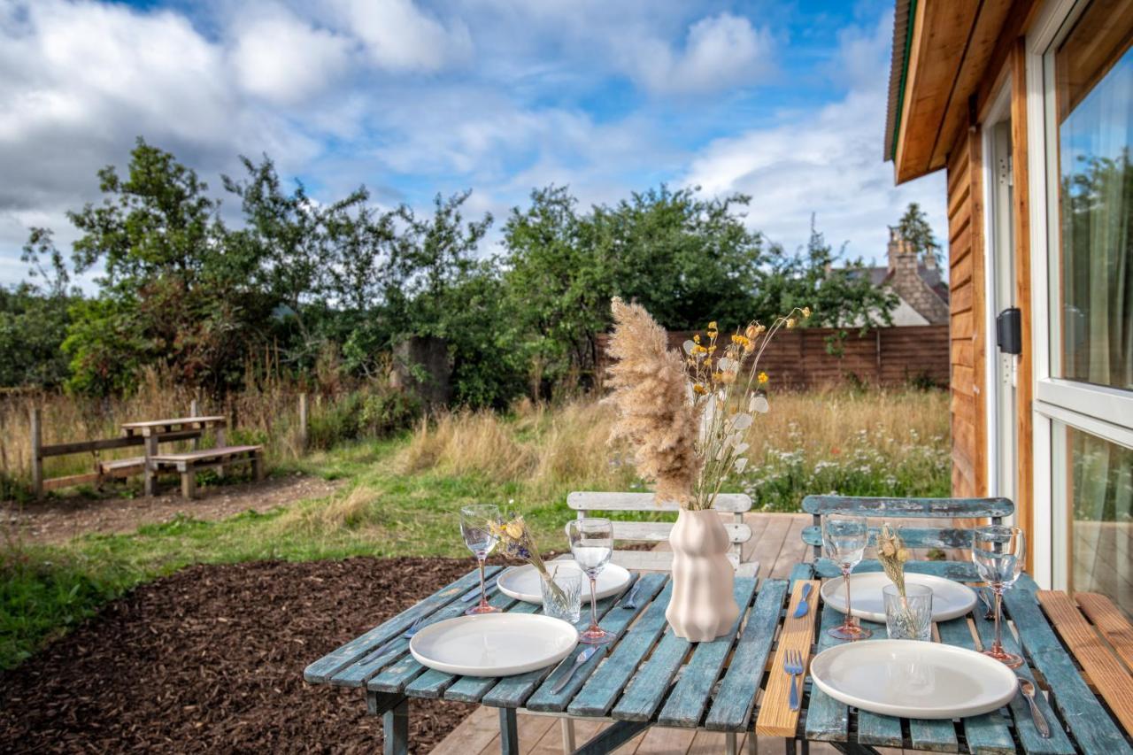 Alba - Charming Boutique Forest View Cabin With Hot Tub In Ballater Esterno foto