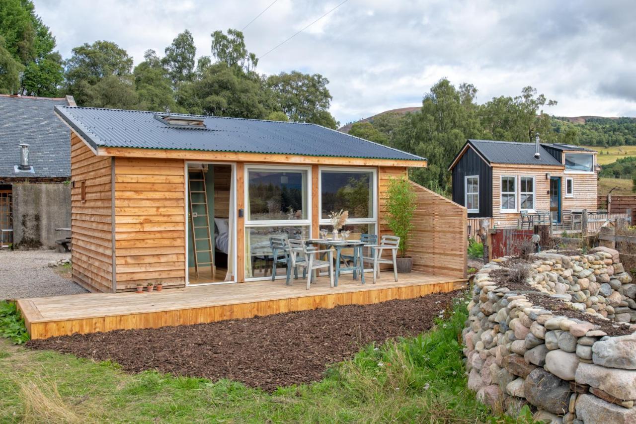 Alba - Charming Boutique Forest View Cabin With Hot Tub In Ballater Esterno foto