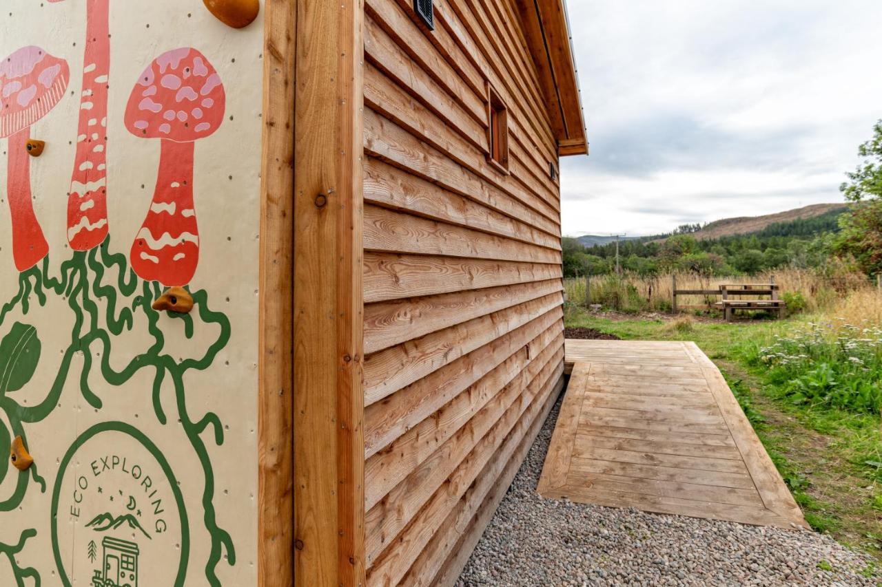 Alba - Charming Boutique Forest View Cabin With Hot Tub In Ballater Esterno foto